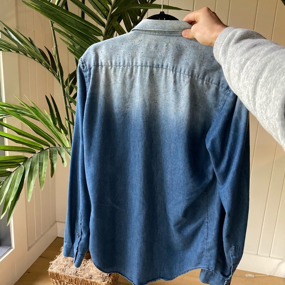 Zara Denim button up - Picture 3 of 3